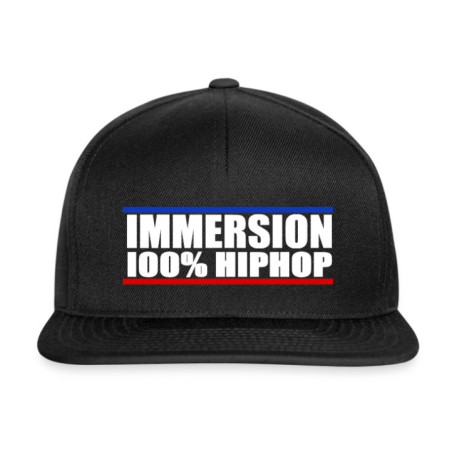 Casquette IMMERSION 100% HIPHOP - FR