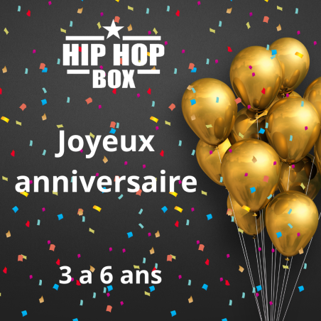 Coffret Anniversaire 3-6 ans HIPHOP